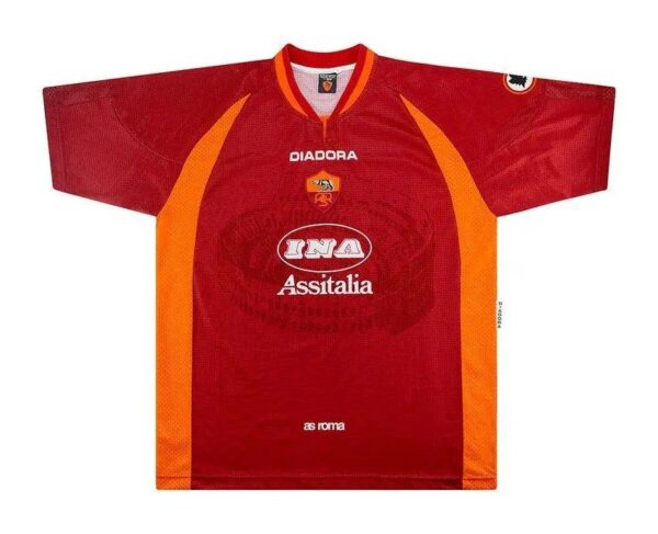 As Roma 1997 1998 Home Retro Jersey
