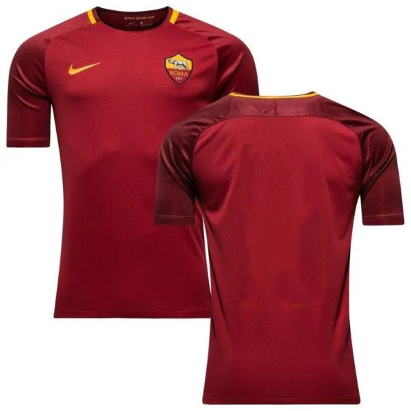 As Roma 201718 Home Retro Jersey 35541