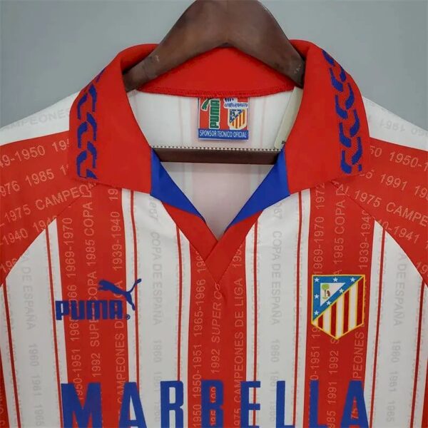 Atletico Madrid 9596 Home Retro Jersey 51691