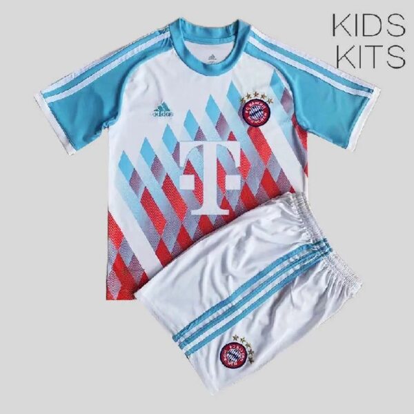 Bayern Munich 202223 Concept Kids Jersey And Shorts Kit 36365