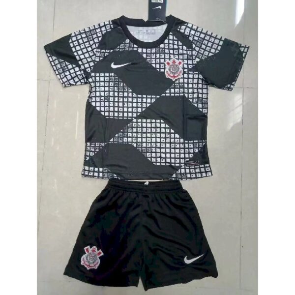 Corinthians 2021 Fourth Kids Jersey And Shorts Kit 41143