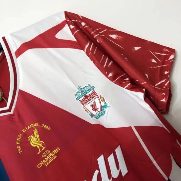 Liverpool The Final Istanbul 2005 Commemorate Retro Jersey 32914