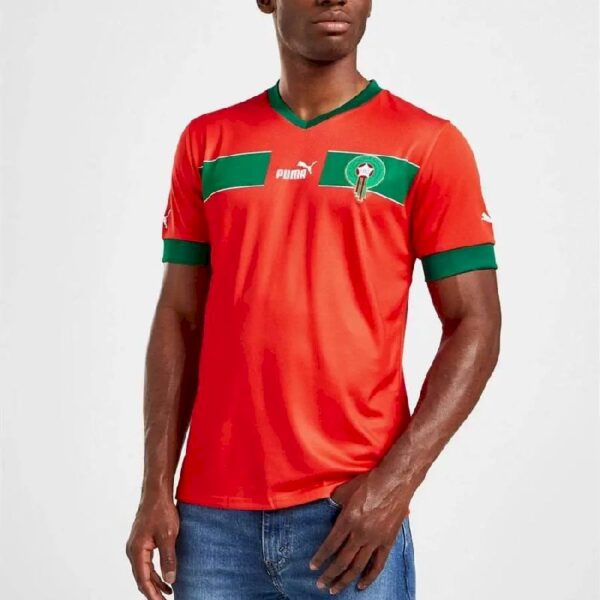 Morocco 2022 World Cup Home Player Version Jersey 42252
