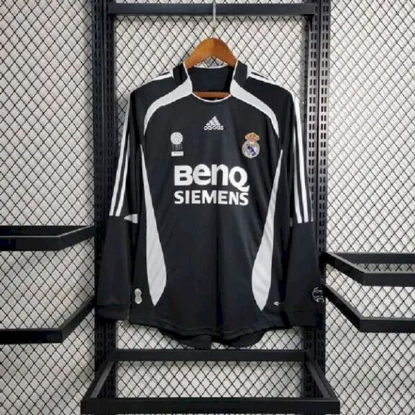 Real Madrid 200607 Away Long Sleeve Retro Jersey 58257