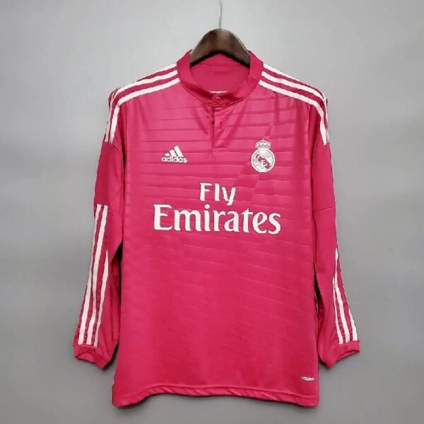 Real Madrid 201415 Away Long Sleeve Retro Jersey 50990