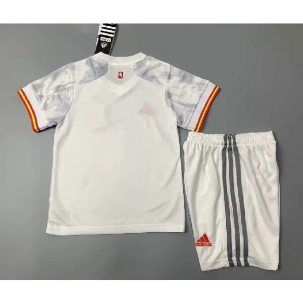 Spain 2021 Away Kids Jersey And Shorts Kit 1