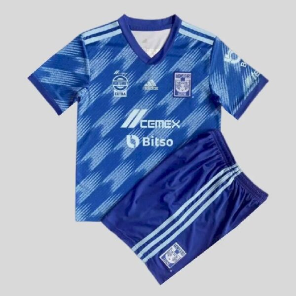Tigres Uanl 202223 Away Kids Jersey And Shorts Kit 46680 1