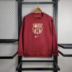 Barcelona 2025 Red Football Hoodie-XXL