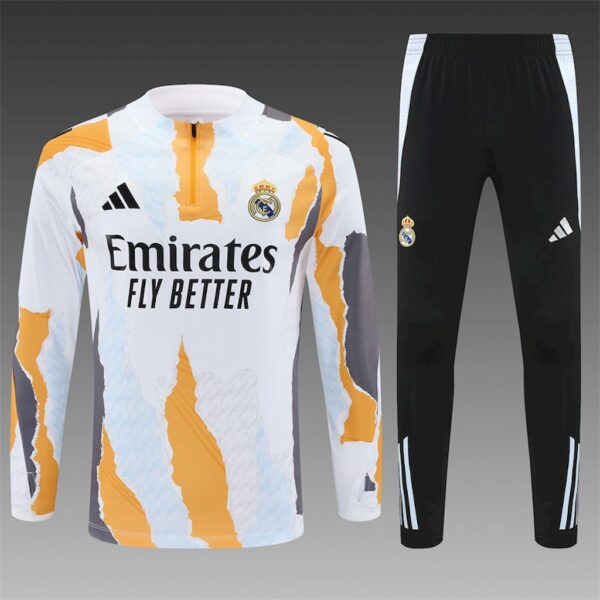Real Madrid 2024/25 Half-Zip Adult Sweater+Pant 14001-Xxl